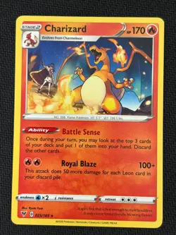 Charizard 025/185 Rare non-holo - Vivid Voltage Pokemon TCG - Image 1