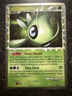 Pokemon Celebi Prime 92/102 Heart Gold Soul Silver Triumphant - Image 1