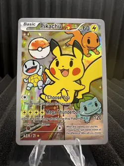 Pikachu #21 - Holo Foil Gen 1 - After Skool Hobby Fan Art - Pokemon - Image 1