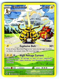 Electivire Ultra Rare #GG08/GG70 Crown Zenith: Galarian Gallery Pokemon TCG - Image 1