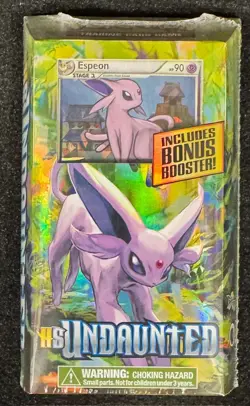 POKEMON 2010 HGSS UNDAUNTED DAYBREAK - ESPEON Theme Deck SEALED BOOSTER MINT! - Image 1