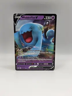 Wobbuffet V 086/202 Swsh01 - Pokemon Sword & Shield Base - Near Mint Ultra Rare - Image 1
