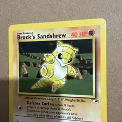 Brock’s Sandshrew 71/132 Pokemon TCG Gym Heroes Unlimited - Image 2