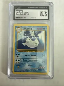 2000 Pokemon Base Set Dewgong 25/102 CGC 8.5 - Image 1