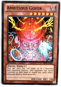 YuGiOh! - Ambitious Gofer BP01-EN160 1st Edition Common - Image 1