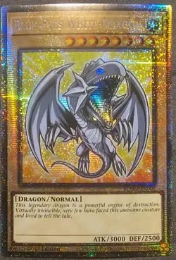 Yu-Gi-Oh! Blue-Eyes White Dragon BLMM-EN001 Starlight Rare 1st Edition-Near Mint - Image 1