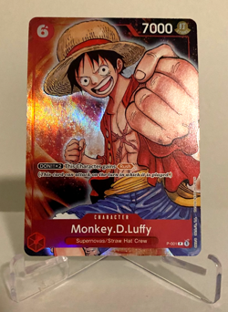 One Piece Premium Card Collection Bandai Games Fest 23-24 Monkey.D.Luffy P-001 - Image 1