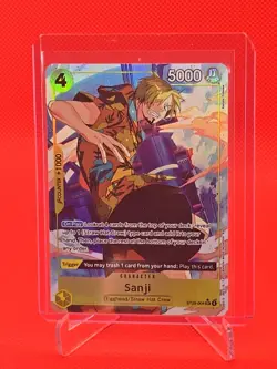Sanji (Alt Art) ST29-004 SR Deck (EGGHEAD) - ONE PIECE - Pack Fresh - Image 1