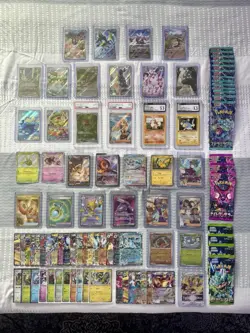 Pokemon Card Collection Lot PSA CGC Slabs + Singles Promos & Packs Collection - Image 1