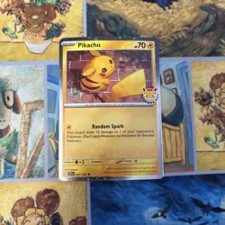 2026 Pikachu 051/162 Pokemon Day - 30th Anniversary Stamped Promo Card TCG (NM) - Image 1