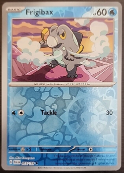 2023 Frigibax 057/193 Reverse Holo Paldea Evolved Pokemon TCG Card NM - Image 1