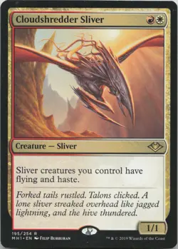 Cloudshredder Sliver R Modern Horizons 195 - LP MTG - Image 1