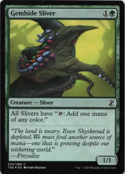 Gemhide Sliver - FOIL - C Time Spiral: Remastered 205 - MTG - Image 1