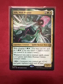 Silk, Web Weaver Marvel's Spider-Man MTG Rare #145 - Image 1