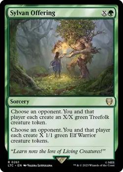 MTG - Sylvan Offering - Lord of the Rings - Magic the Gathering - Image 1