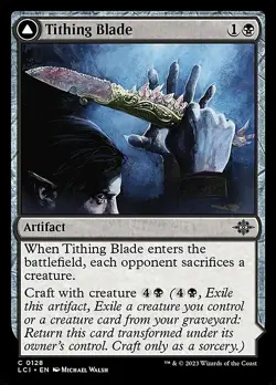Magic The Gathering MTG TITHING BLADE The Lost Caverns of Ixalan NM Near Mint - Image 1