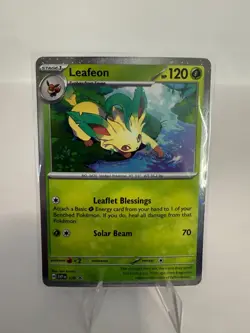 Leafeon 170 Cosmos Holo Black Star Promo Pokemon NM - Image 1
