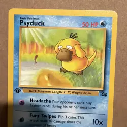1st Edition Psyduck 53/62 - Fossil - Common - Pokemon TCG - Image 2