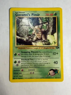 Gym Challenge Pokemon TCG Giovanni's Pinsir - Image 1