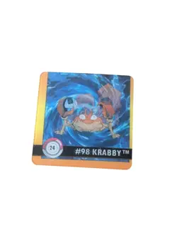 1999 3D Artbox Pokemon Action Flipz - Premier Edition #24 Krabby/Kingler LP - Image 1