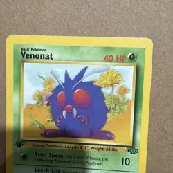 Pokemon TCG 1st Edition Venonat 63/64 Jungle Common - Image 2