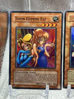 Yu-Gi-Oh! TCG OG Toon Lot Dark Magician Girl Red-Eyes Summoned Skull Gemini Elf - Image 4