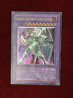 YUGIOH EURO ENHANCED E-HERO Shining Phoenix Enforcer EOJ-EN033 Ultimate Rare - Image 1