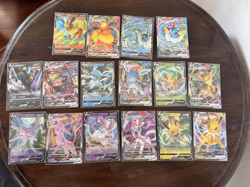 Eevee Evolutions V &VMAX Set - Pokemon TCG S. Chinese (Complete Set) 16Cards - Image 1