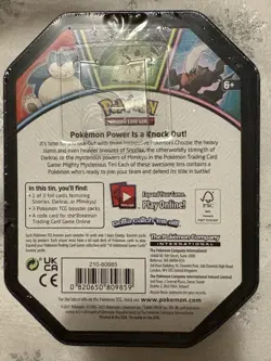 Pokemon TCG Mighty Mysterious Tin [ Mimikyu Card Pack ] NEW Sealed 3 Packs 2021 820650809859 - Image 2