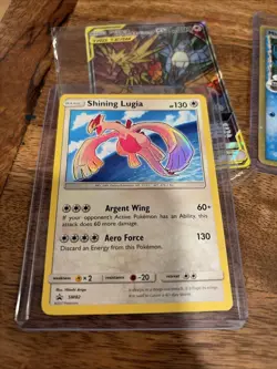 Pokemon TCG Shining Lugia Holo Rare Card SM82 2017 Shining Legends Promo - Image 1