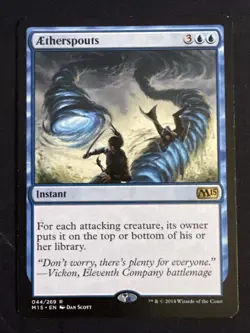 1x Aetherspouts (44) Core Set 2015 M15 MP MTG Magic the Gathering x1 MKE - Image 1