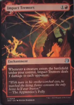 Impact Tremors - Wilds of Eldraine: Enchanting Tales: #44, MTG Nm C252 - Image 1