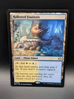 MTG - Hallowed Fountain - Land (W/U) - ECL #265 - Rare - NM - Image 1