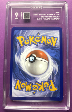 2023 POKEMON SWORD & SHIELD CROWN ZENITH Full Art Mew #GG10 TAG 9 MINT - Image 2