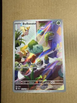Pokemon TCG: Bulbasaur 143/142 - SV: Stellar Crown - Illustration Rare NM - Image 1