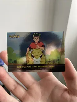 EP8 The Path To The Pokemon League HOLO - Topps TV Animation - Image 1