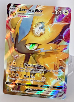 Pokemon TCG Zeraora VMAX Galarian Gallery Crown Zenith GG42/GG70 NM/M ENG - Image 1