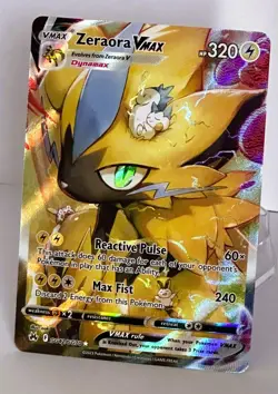 Pokemon TCG Zeraora VMAX Galarian Gallery Crown Zenith GG42/GG70 NM/M ENG - Image 2