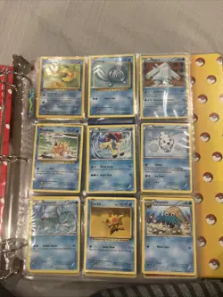 114 Pokemon Cards+binder +Energies+trainers. Not used in over a decade! - Image 2
