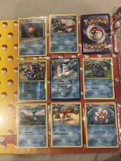 114 Pokemon Cards+binder +Energies+trainers. Not used in over a decade! - Image 3