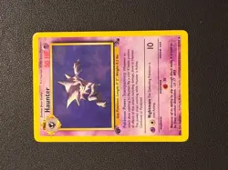 Pokemon TCG 1999 Haunter Fossil 1st Edition Non Holo 21/62 MP Condition - Image 3