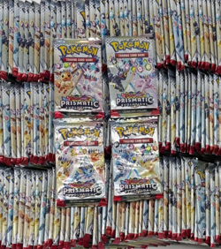 Lot of (220) Pokemon TCG Scarlet & Violet Prismatic Evolutions Booster Packs - Image 2