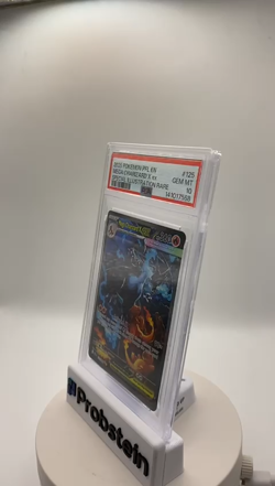2025 Pokemon PFL En Special Illustration Rare #125 Mega Charizard X Ex PSA 10 - Image 2