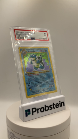 1999 Pokemon Game #2 Blastoise Holo 1st Edition PSA 5 EX - Image 2