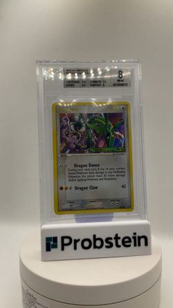 2005 Pokemon Ex Emerald #9 Rayquaza Holo R BGS 8 NM-MT - Image 2