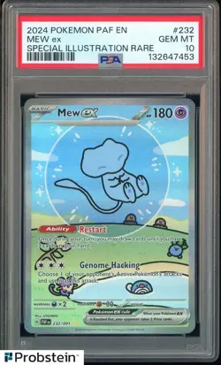 PSA 10 BUBBLE MEW EX SPECIAL ILLUSTRATION RARE PALDEAN FATES 2024 POKEMON - Image 1