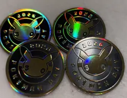 Pikachu 2026 Pokemon Day 30th Coin Pikachu 6 Coin Token - Image 1