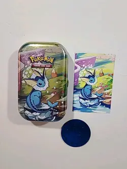 Pokemon Prismatic Evolutions Mini Tin Set Of 6 Empty Tins No Packs Inside - Image 2
