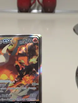Pokemon TCG Holo Promo Reshiram & Charizard GX SM201 TAG TEAM Sm - Image 3