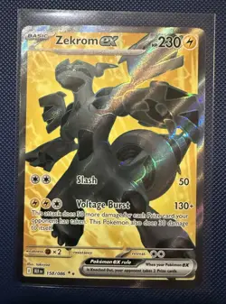 Zekrom ex 158/086 | Black Bolt Ultra Rare Full Art Holo | Pokemon TCG NM - Image 1